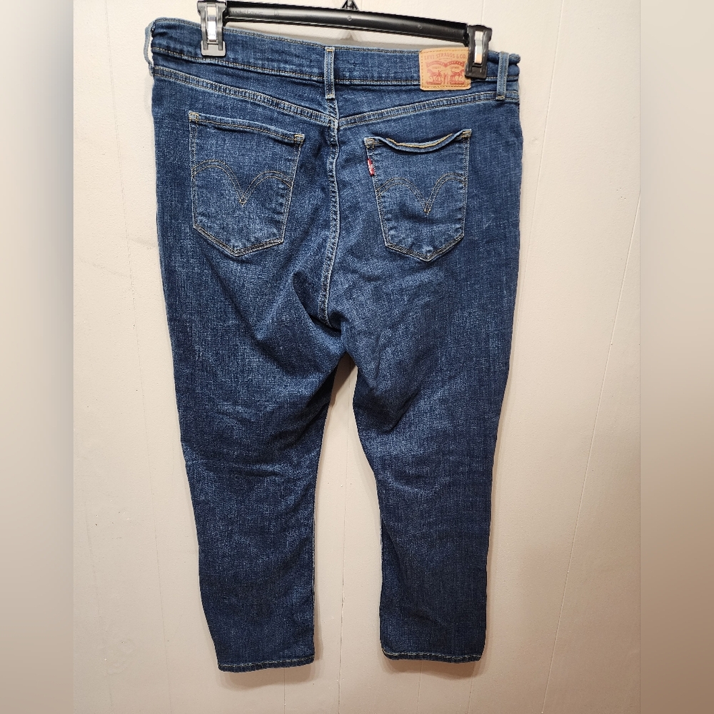 Levi's Jeans Size 32 Classic Straight Women's Casual Denim C136 Z - Picture 2 of 4